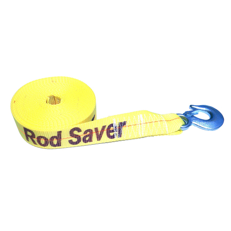 ROD SAVER Wsy20 Heavy Duty 20' Replacement Winch Strap Yellow WSY20